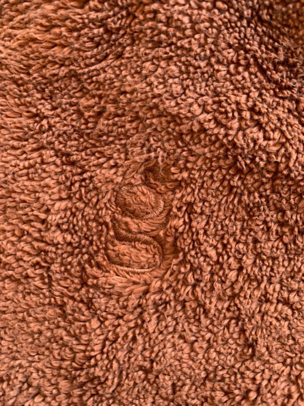 Garbo & Friends Hooded Cotton Towel MSRP $68 | Cinnamon Rust | 28.5